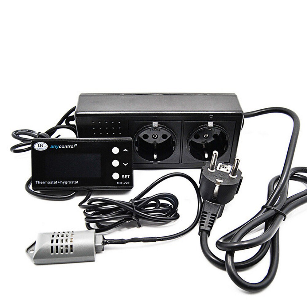 KT4000 Digitale Thermostat Aquarium Thermostat Haustier zeitliche Koordinierung Buchse Temperatur Regler Wasserdicht 2 Bühne Heizung Kühlung Modus: EU Stecker