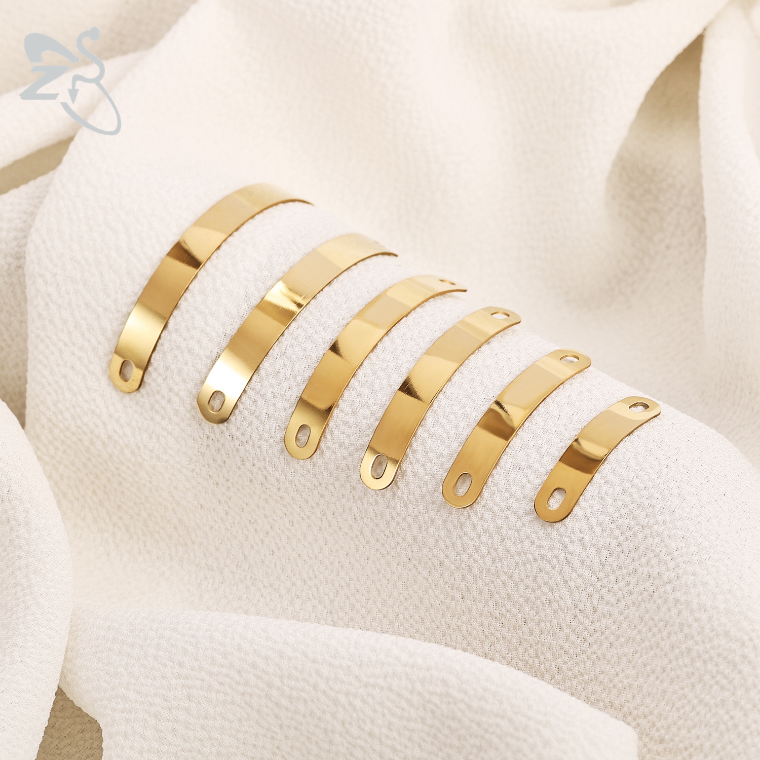 ZS-Piercing en Acier Inoxydable pour Homme et Femme, Bijoux de Corps, Ajustable, Pont de Narine, Punk, 24/30/35/40/45/50mm, 1 Ensemble