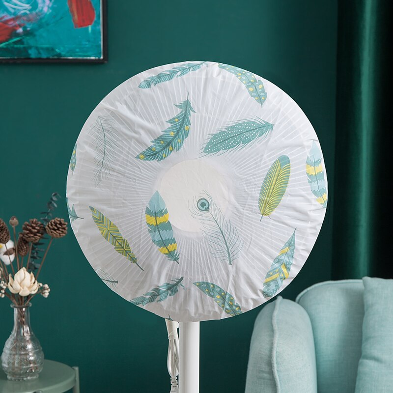 Stand Floor Fan Cover Fan Guard Storage Bag Full Coverage Dust Cover Protective Cover Dustproof Fan Protector Case Organizer: Feather 45cm