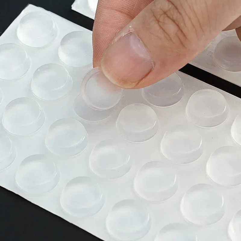 100 Stück Gummi dämpfer Puffer selbst klebende Tür Stopper Schrank Stoßstangen Silikon Möbel polster Kissen Schutz polster