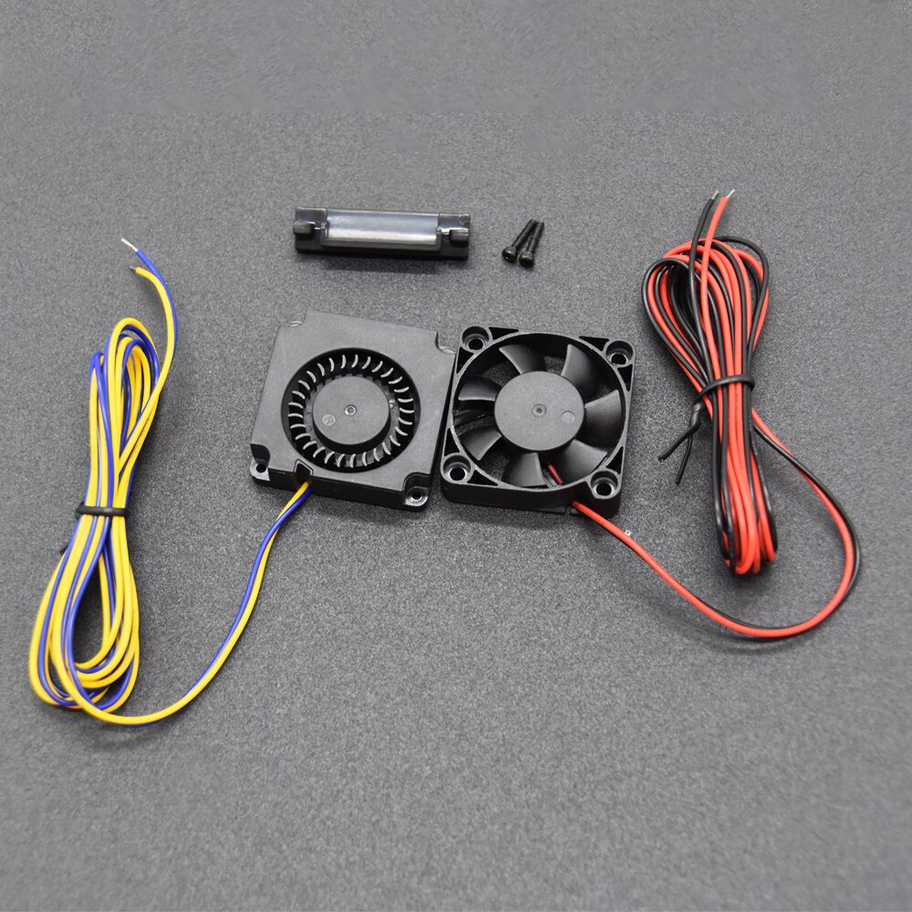 Extruder End Nozzle Kit 4010 Fans Extruder End Ventilator En DC12/ 24V Turbo Fan Ender 3 / Ender 3 Pro 3D Printer: 12V Fan kit