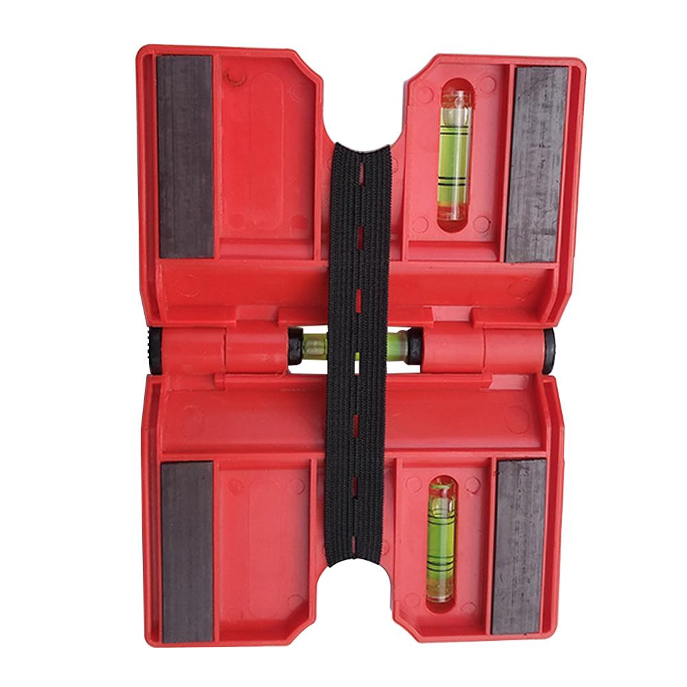 ABS Practical Woodworking Tools Meter Folding Measuring Angle Gauge Level Ruler Adjustable Magnetic Simple Precise