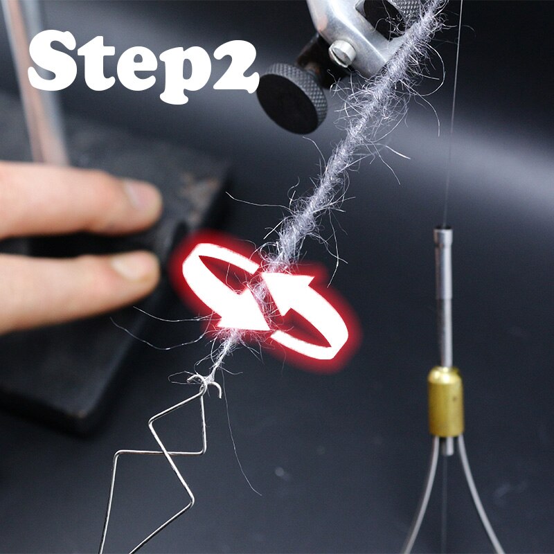 Royal Sissi Y-shaped dubbing twister spinner Fly tying durable dubbing tool withLong Brass Handle general fly tying tools tackle