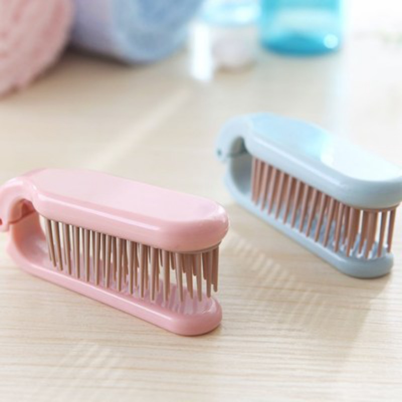 foldable portable Pet grooming comb travel soft tooth small comb cat and dog hair removal comb for long and short hair