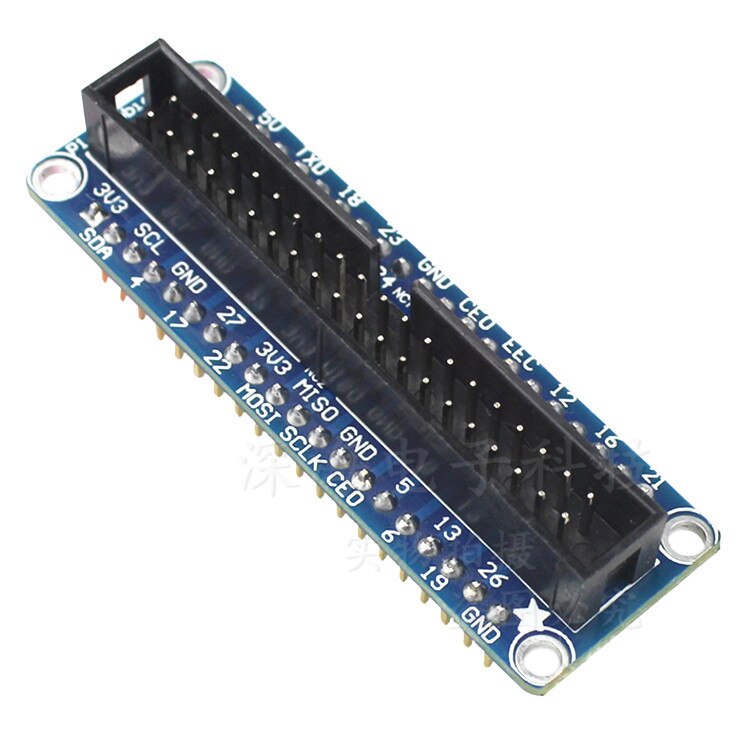 Raspberry PI GPIO Adapter Plaat 40 Pins voor Breadboards Plugin Editie