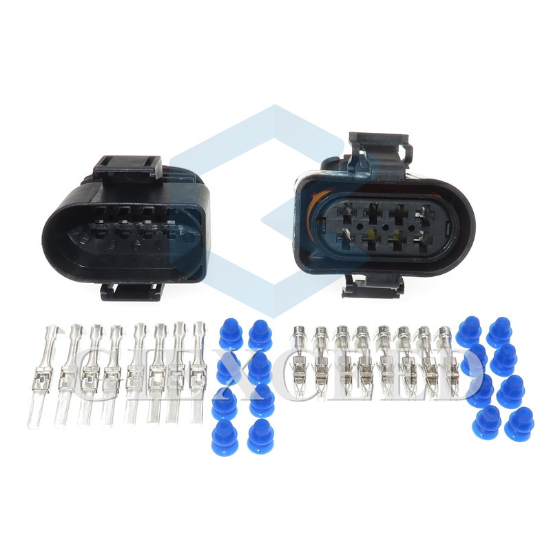 8 Pin 3.5Mm 3A0 973 834 3A0 973 734 Vrouwelijke Mannelijke 3A0973834 3A0973734 Waterdichte Auto Elektrische Connector Aansluitingen Voor vw