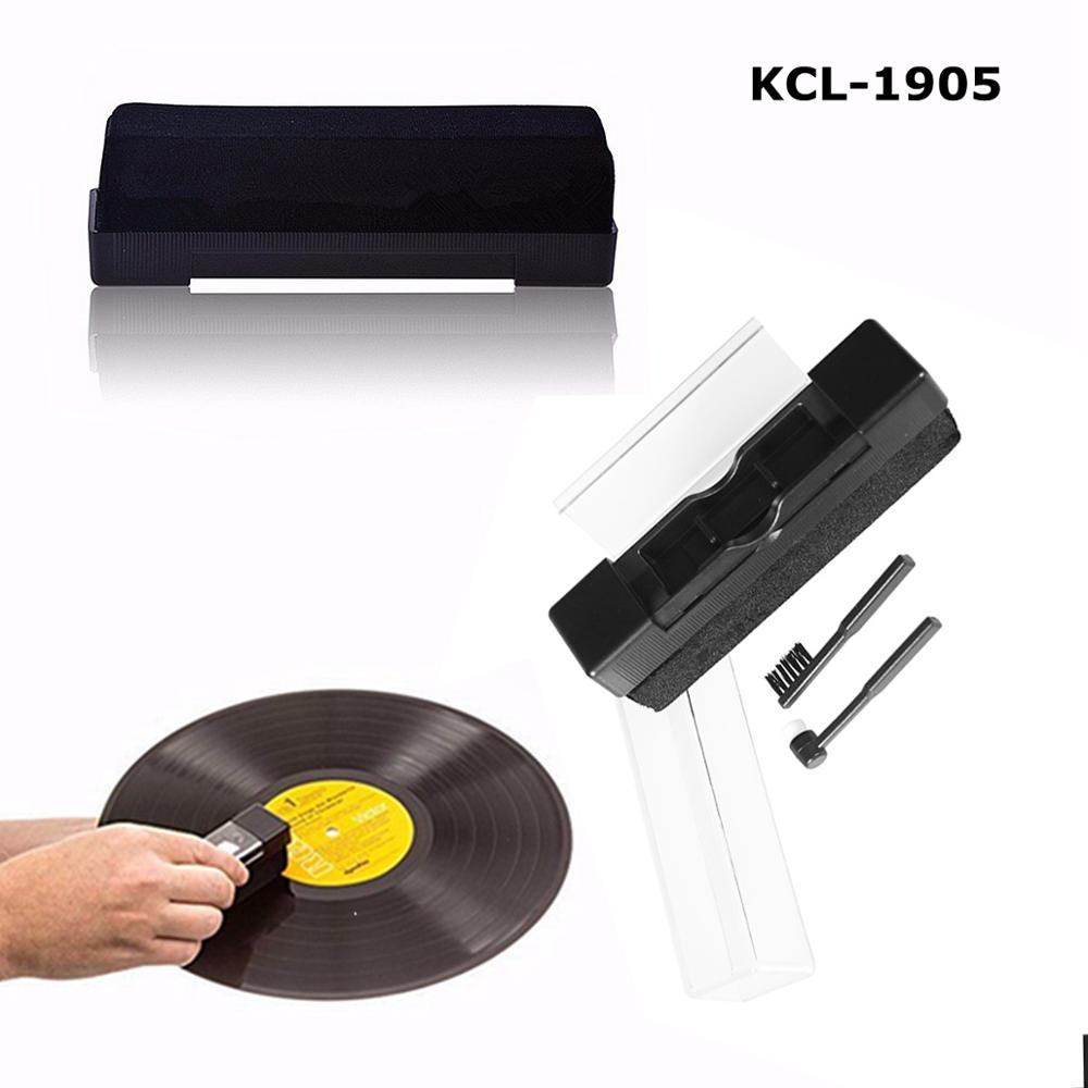 Leory vinyl pladespiller håndtag kulfiber dupont børste rengøring skrubbebørste til pladespiller lp fonograf plader longplay: Kcl -1905
