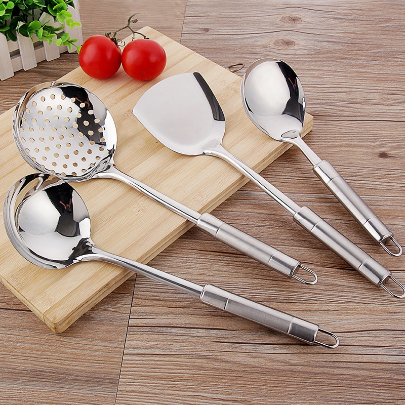 stainless steel kitchenware 7 pieces set kitchenware set spatula spoon sooktops shelf rack