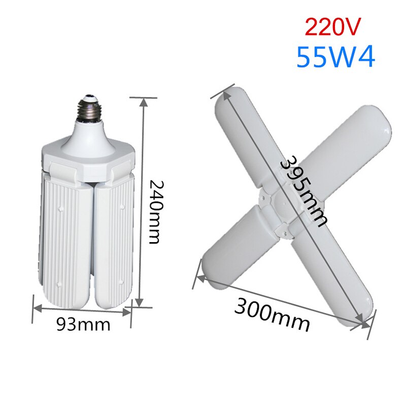 Vervormbare led garage lampen plafondarmatuur thuis winkel werkplaats lamp jdh 88: En