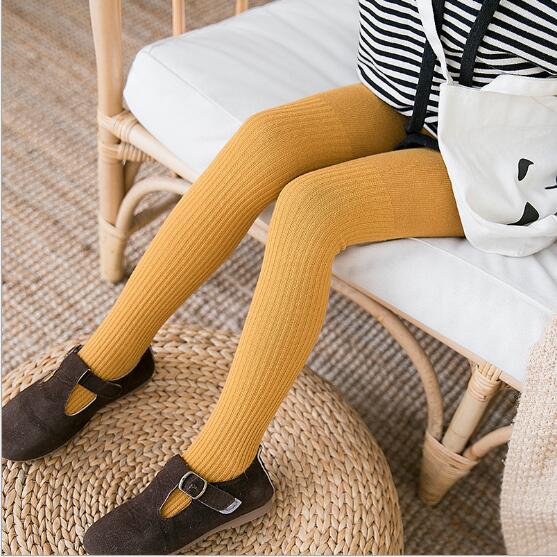 Autumn Winter Child Leggings Cotton Warm Pure Color Kids Boys Girls Pantyhose