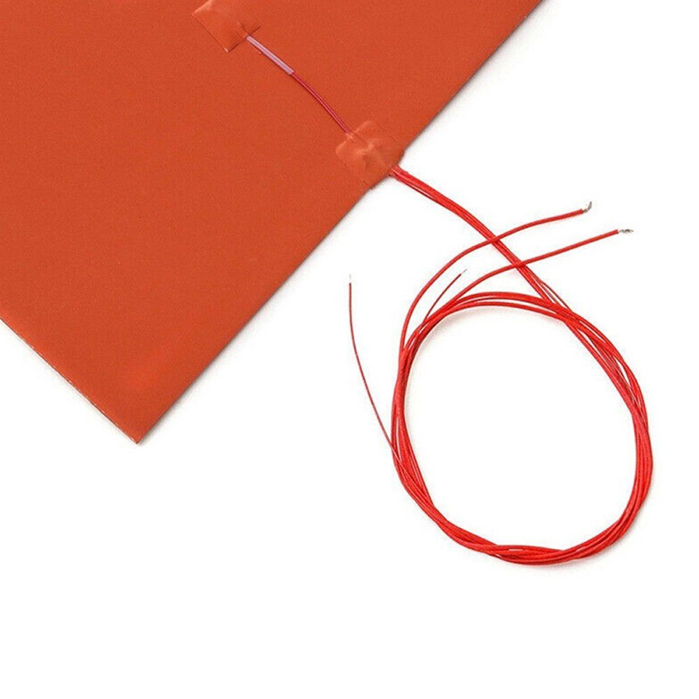 Tappetino riscaldante in silicone 50*50mm 12V 10W per accessori per mobili per riscaldamento a letto riscaldato con stampante per la casa