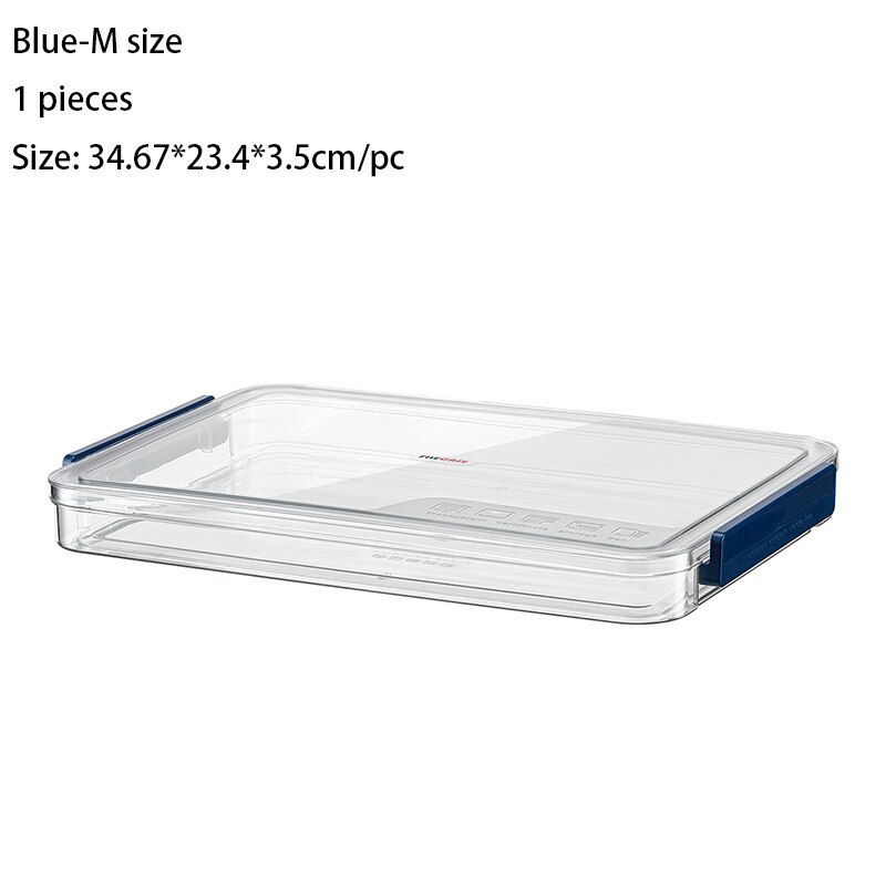 Clear Document Storage Box Family Certificate Document Case Household Real Estate Bag Manual A4 Paper Organization: Blue M