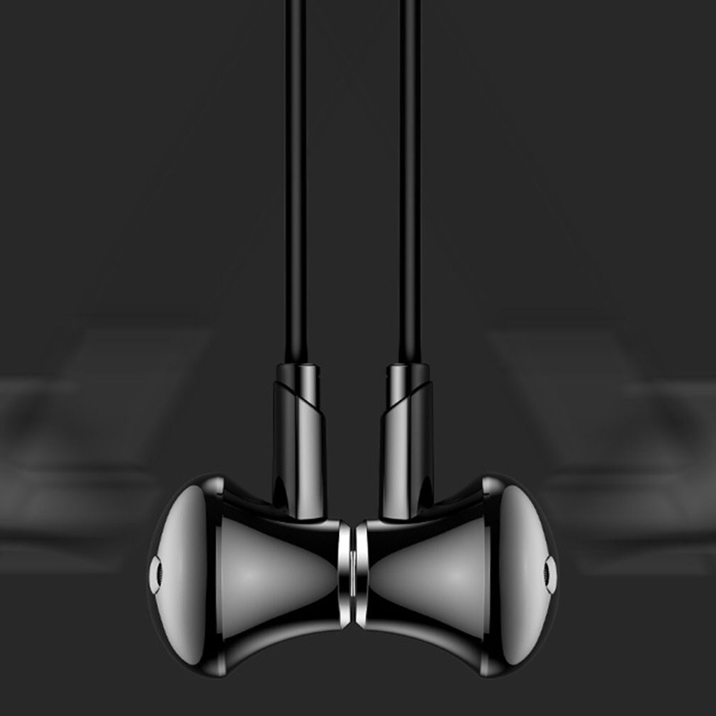 Magnetische kabellose bluetooth 5.0 ohrhörer mit nackenbügel, stereo-sport-headset, freisprechfunktion, ohrhörer mit mikrofon für alle smartphones