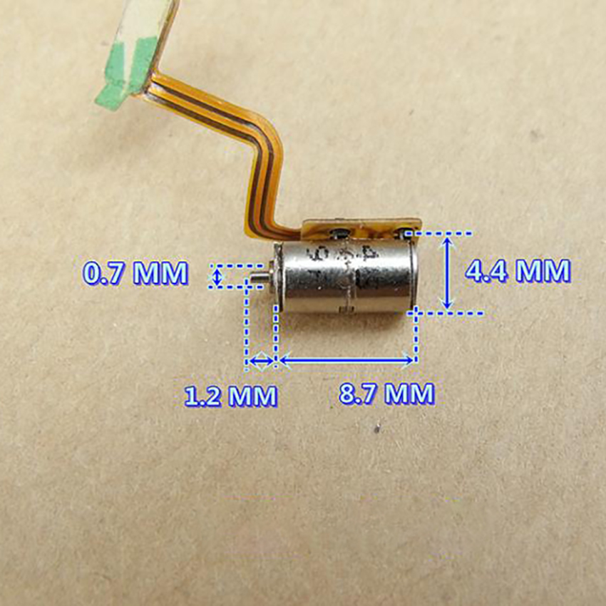 Ultra-miniatur Außen-Ø 4mm Präzision Stepper Motor- 2-Phase 4-draht Motor- Geeignet für Montage Mini treten Ausgerichtet Motor-