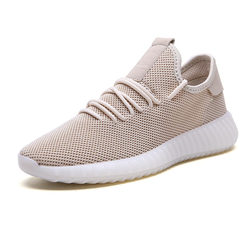Herfst heren tennisschoenen sneakers heren sport gymschoen fitness atletisch joggen wandelschoen tenis masculino tenis plataforma: Beige / 6.5