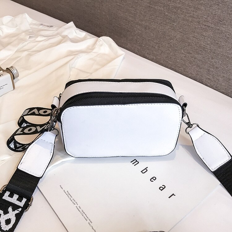 Donne mini Scatola di Sacchetto di Spalla di proprietà Petto Borsa con Tracolla per le donne 2020 Cinghia di Spalla larga Sacchetto Della Macchina Fotografica 2 strato di Stampa Borse