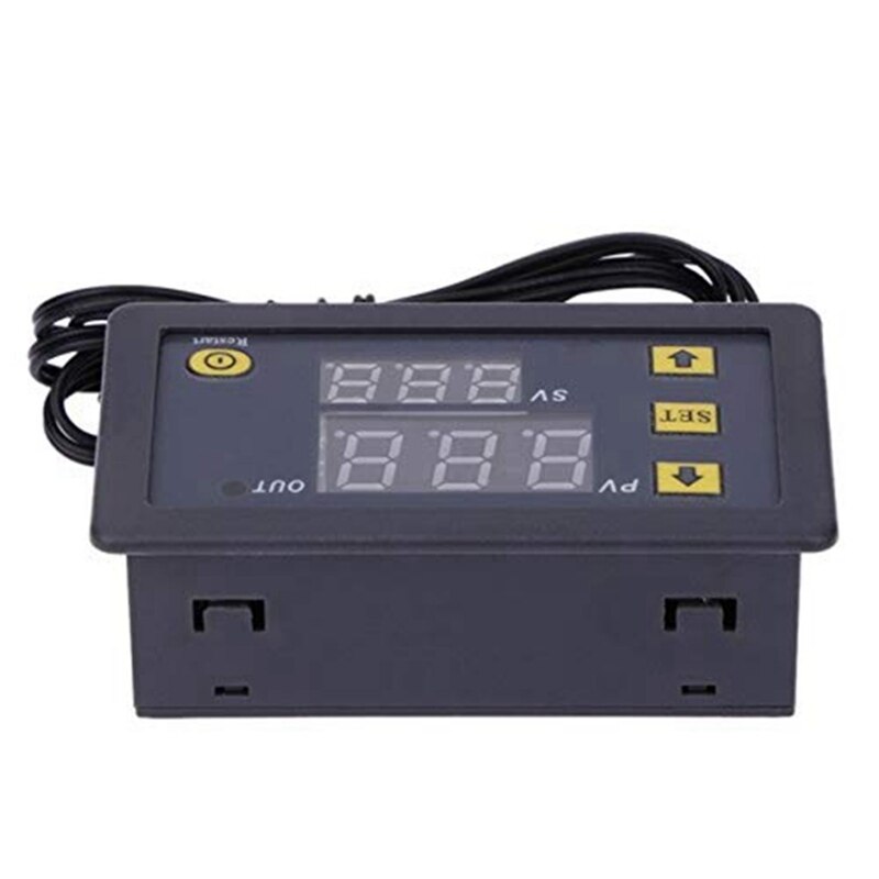 2 Pcs Accessories: 1 Pcs W3230 10A Digital Temperature Controller Thermostat & 1 Pcs Control Flow Sensor Meter
