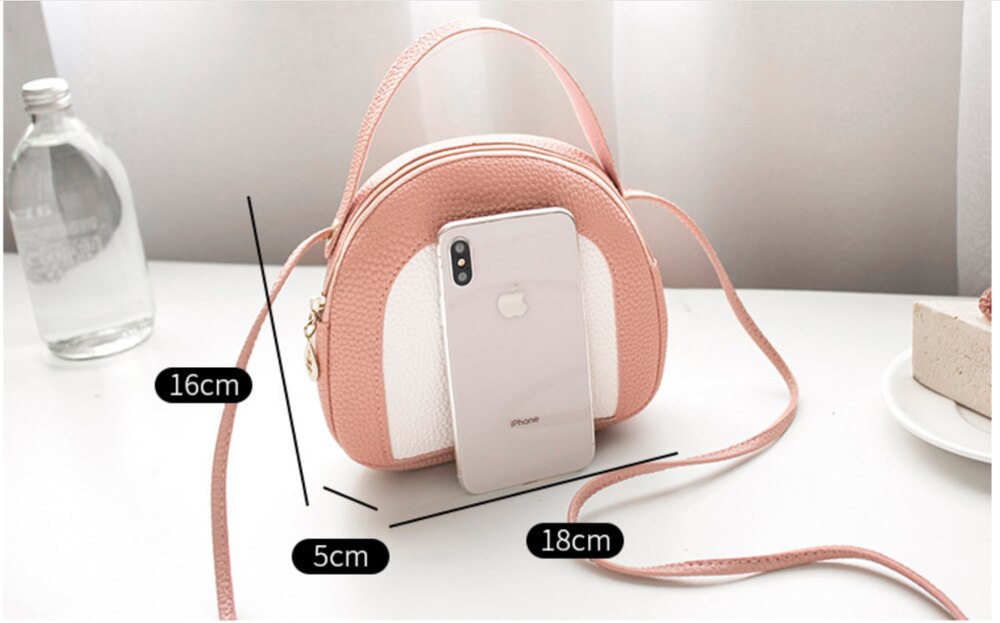 Super schattige mini schelp mobiele telefoon tasjes bloem een schouder messenger dames tassen ketting kleine tasjes