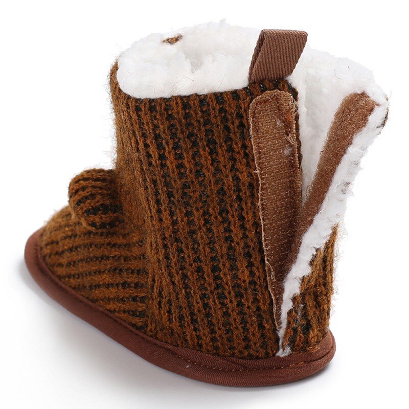 Winter Baby Jongens Meisjes Laarzen Zachte Pluche Cartoon Laarsjes Voor Baby Anti Slip Sneeuw Boot Keep Warm Leuke Crib Schoenen