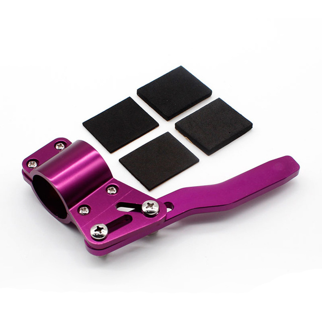 Jdm universell aluminium bil styling justering ratt sving stang forlengelse blinklys spak posisjon opp sett: Lilla