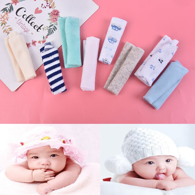 Baby Unisex 8-Piece Colorful Saliva Towel Set Baby Little Clothes Shower
