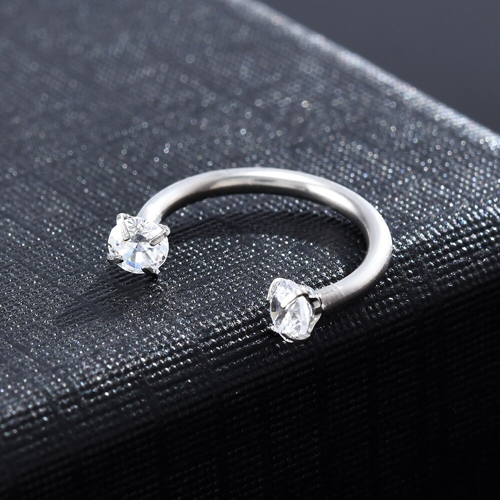 Lovely Piercing Septo Nose Lip Ear Septum Cartilage Captive Hoop Ring Jewelry Pendientes Tragus Mujer Nose Piercing Jewelry