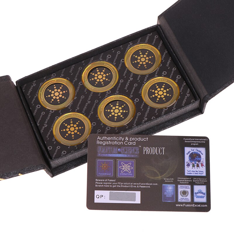 6 pièces autocollant de bouclier autocollant de téléphone portable pour téléphone portable Anti-rayonnement de EMF Excel Anti-rayonnement