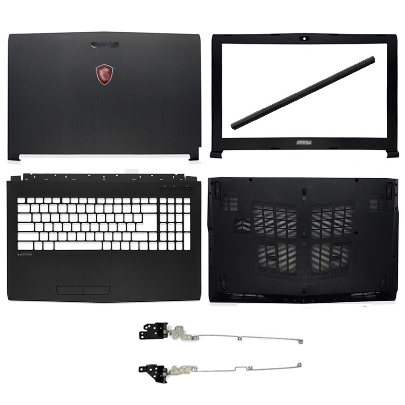 For MSI GP62 6QG GV62 GL62 6QF GP62MVR MS-16J9 GP62MVR GL62M Laptop LCD BackCover/Front Bezel/Hinges/Palmrest/Bottom Case