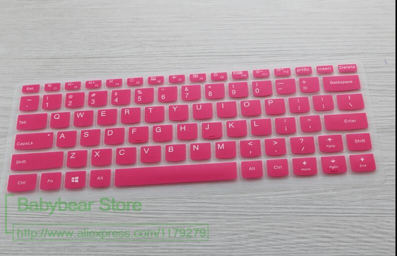 14 tommers laptop beskyttelsesdeksel til lenovo yoga 510 (14 " )510-14 ikb 510-14 isk 510-14 ast 510 14 ikb 14 isk 14 ast 710 14 isk: rose