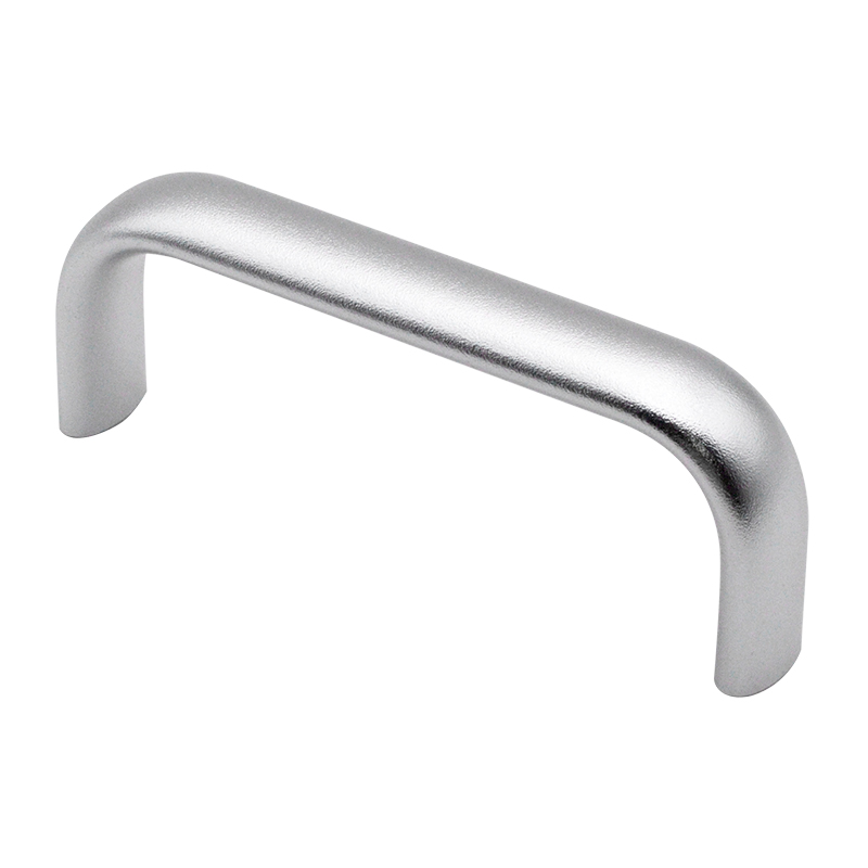 1pc 32mm-175mm ovale skabsgreb møbelbeslag køkkendørgreb skabsgreb garderobe skuffegreb aluminiumslegering: 15mm / Sølv