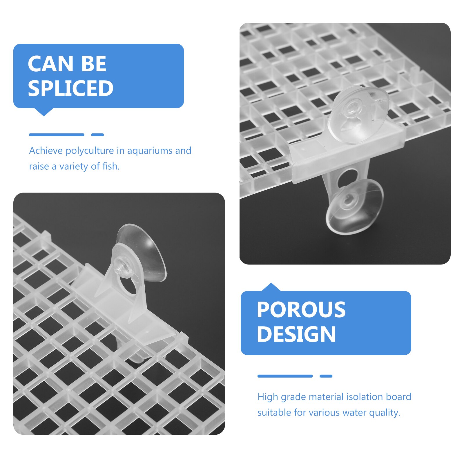 1 Set Aquarium Isolation Mesh Aquarium Divider Fish Tank Dividing Net Fish Tank Supplies