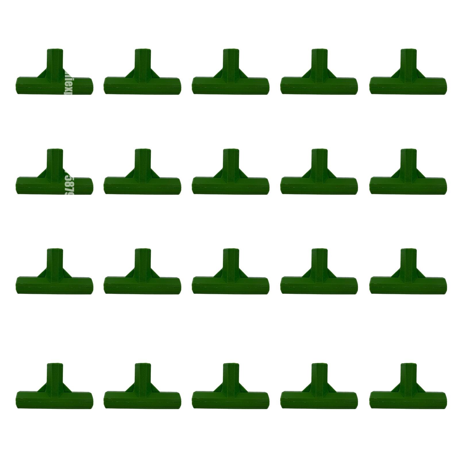 11MM Plastic Garden Pillar Connectors Greenhouse Frame Joints 3Ways 4Ways Tee Connector Plant Shelf Support DIY Fittings: 20pcs 3ways