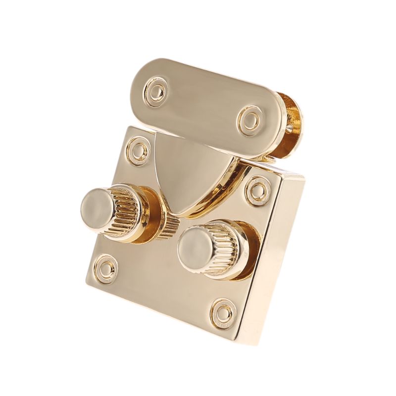 Metal Handbag Clasp Turn Lock Buckle Bag Accessories for DIY Bag Purse Hardware Closure