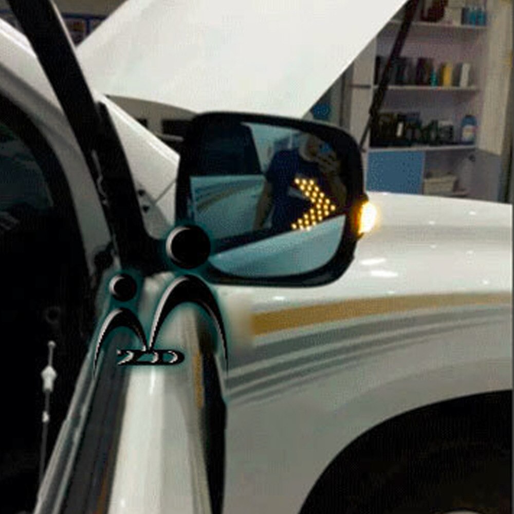 1x Universal Car Vehicle Arrow LED Lights Indicator 14 LED 3528SMD Car Rearview Side Mirror Turn Signal Light