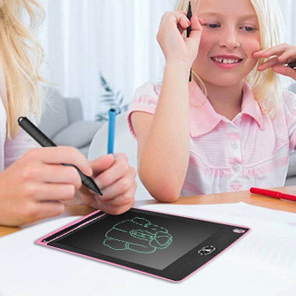 Digital tegnetablet med skærm 6.5 tommer lcd håndskriftstavle børn tegneplade graffiti elektrisk tablet