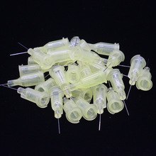 100 stuks 27G Precision gepassiveerd SS. Doseer Tip met PP Safetylok hub, 0.5 &quot;Tubing Lengte lijm dispenser naalden