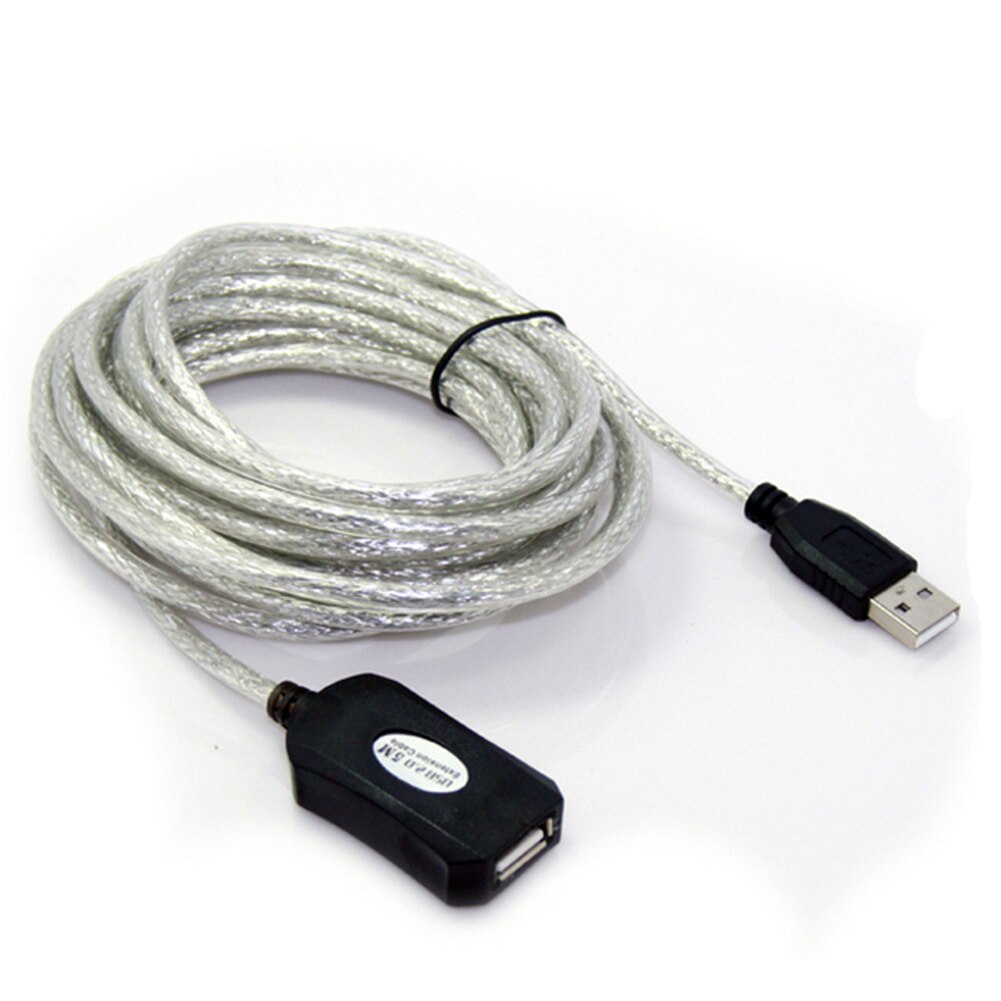 5M Usb Verlengkabel Actieve Repeater Kabel Adapter Met Chip USB2.0