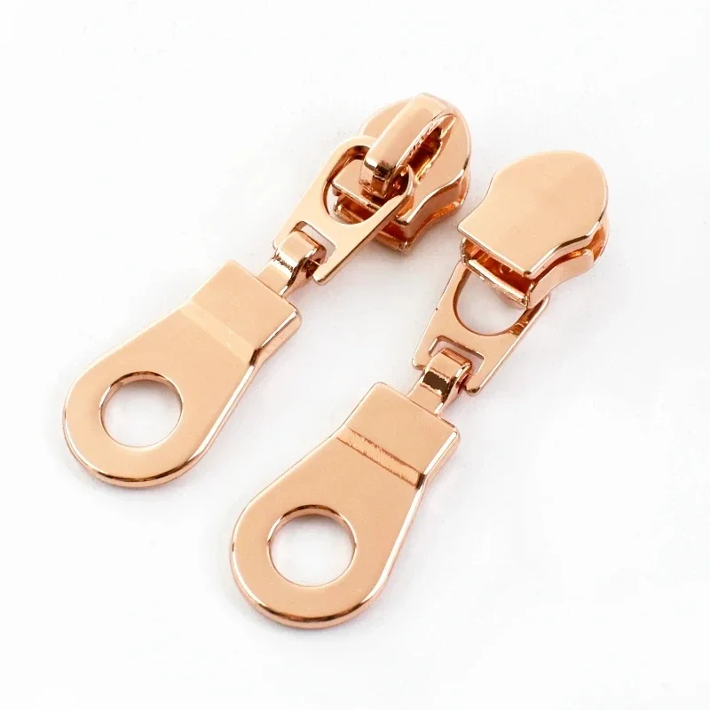 5 deslizadores de cremallera para 5 # Cinta con cremalleras de nailon al metro, bolsa de costura, bolsillo, cabeza con cremallera, chaqueta, kits de reparación de ropa, accesorios DIY: Mezcla de color