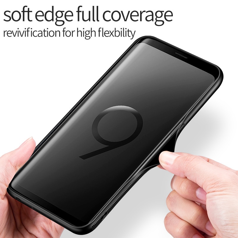 msvii Luxury Tempered Glass Case For Samsung S9 Case Slim Mirro Back Cover For Samsung Galaxy S9 Plus Phone Cases S 9