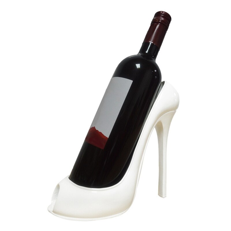 High Heel Shoe Wine Bottle Holder Stylish Wine Rack Basket Accessory for Home High-Heel Statue Sculptures Kitchen Bar Decor: 5