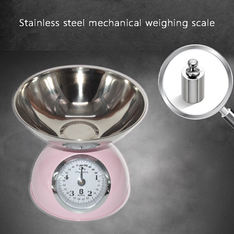 Precise Household Restaurant Kitchen Stainless Steel Scale Small Baking Food Scale Retro Small Table Scale