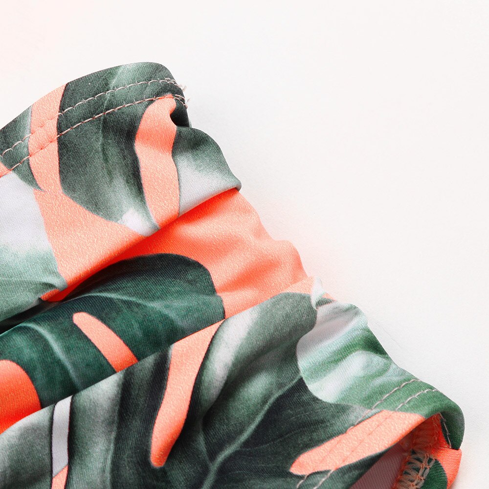 Toddler Baby Girl Swimwear Two Pieces Set Little Girl Ruffle Halter Swimwear Bathing Suit Swimsuit Sets Kids Summer Clothes