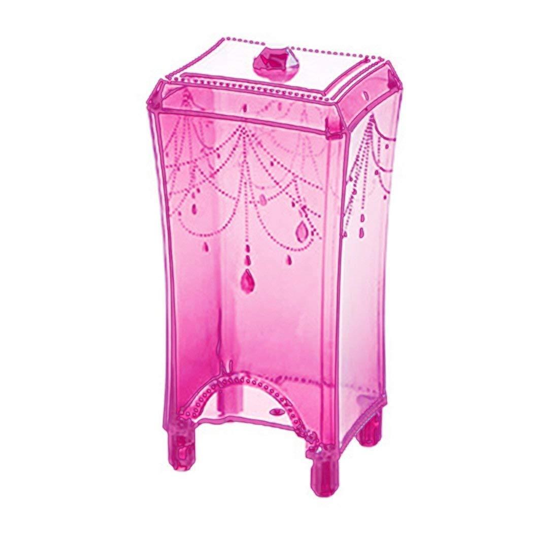 Beste wattenschijfjes dispenser opbergdoos doos wollen deksel transparant stofvrij make-up organizers dames opbergdoos