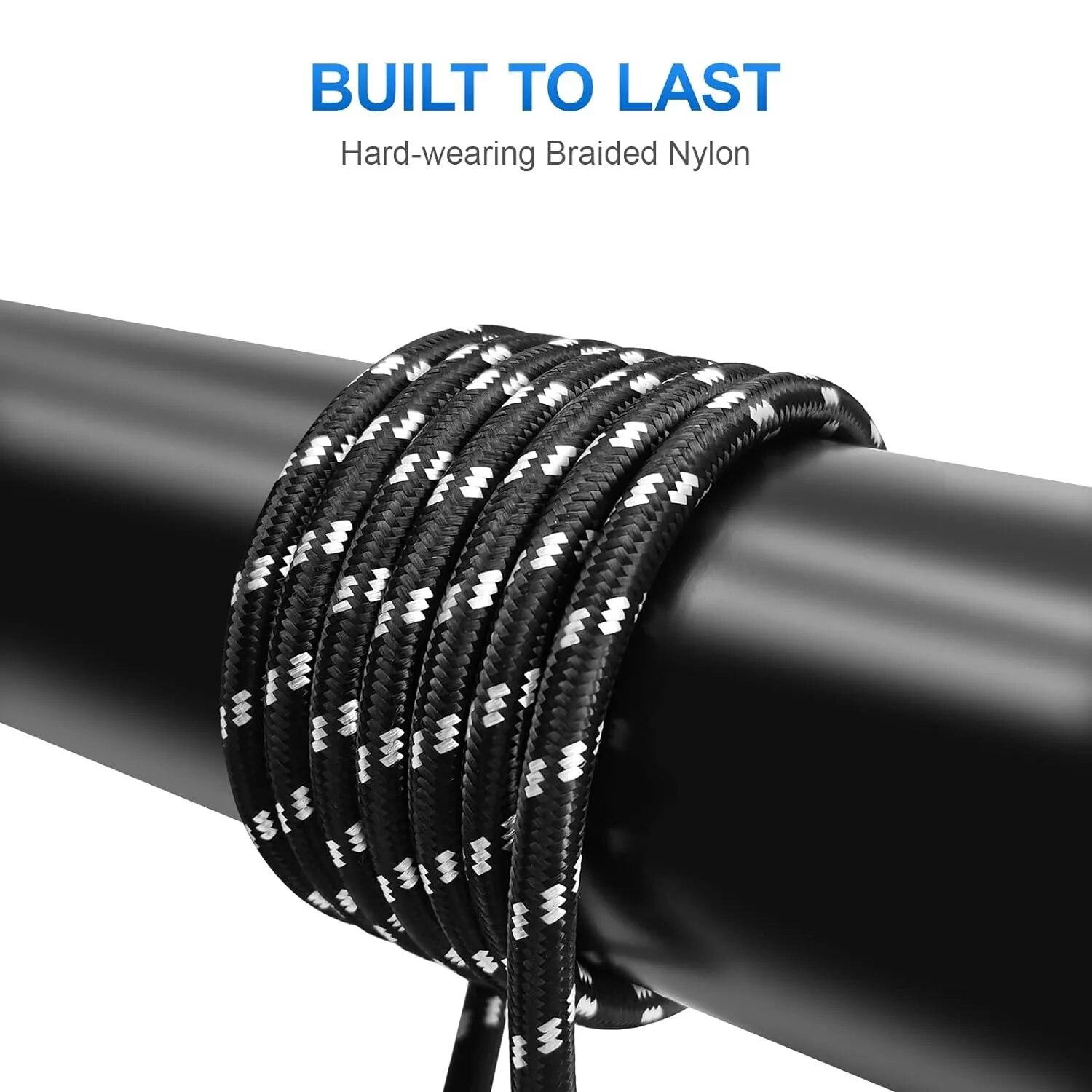 6.35mm Guitar Cable, 1/4 Inch Instrument Cable- Noise Free and Super Durable Guitar Chord- AMP Cord for Bass, Electric Guitar