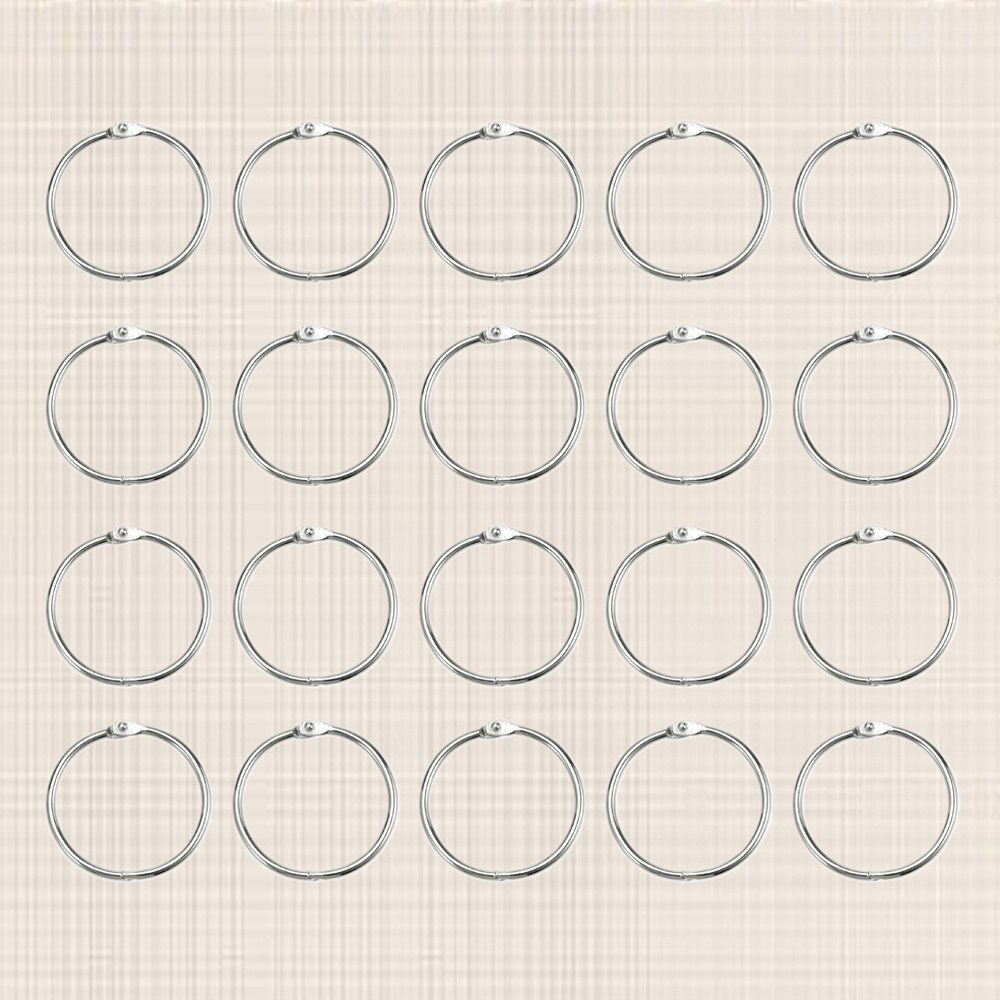 80Pcs Round Wire Snap Rings for Shafts Shaft Wire Ring Snap Ring Retainer Metal Clips(Silver)