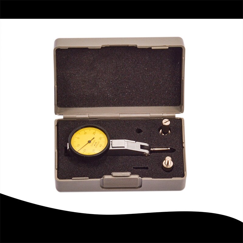 Mini Universele Flexibele Magnetische Op/Off Base Opvouwbare Houder Stand Voor Digtal &amp; Analoge 0-0.8Mm Dial gauge Test Indicator Tool: YELLOW