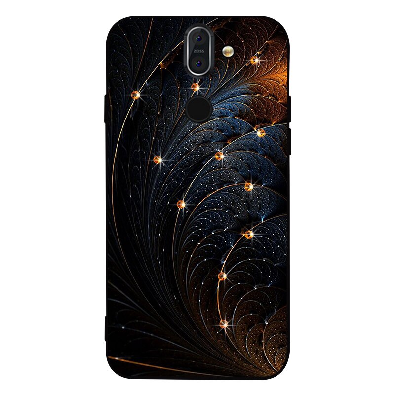 Bling Kristall Strass Fall Für Nokia 9 PureView 7 Plus X71 Luxus Capa Diamant Abdeckung Für NOKIA 8 Sirocco