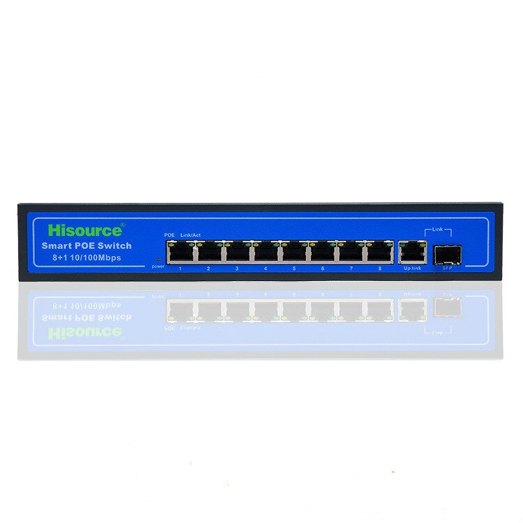 8-Poorts Poe Switch Met Ingebouwde Sfp Optische Poort Poe Power Switch Netwerk Switch Poe