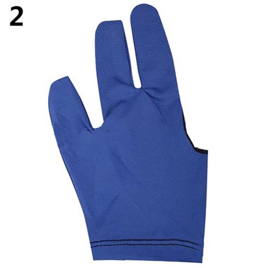 10 pièces gants de Billard à trois doigts gants de Billard à gauche: blue