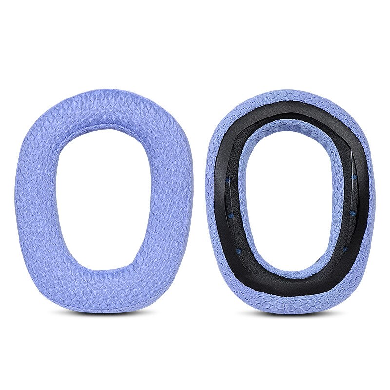 Almohadillas de repuesto para auriculares Logitech G435, almohadillas de espuma viscoelástica para los oídos, diadema, accesorios para auriculares de buena: Azul